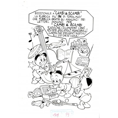 Tavola Originale Disney-Topolino N.1309