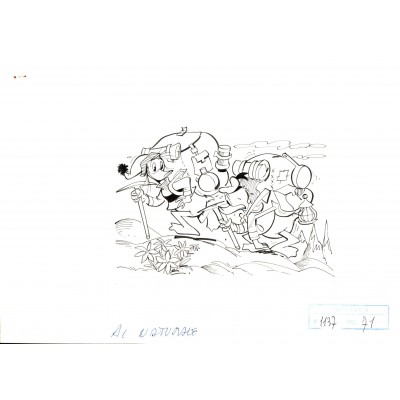 Tavola Originale Disney-Topolino N.1137